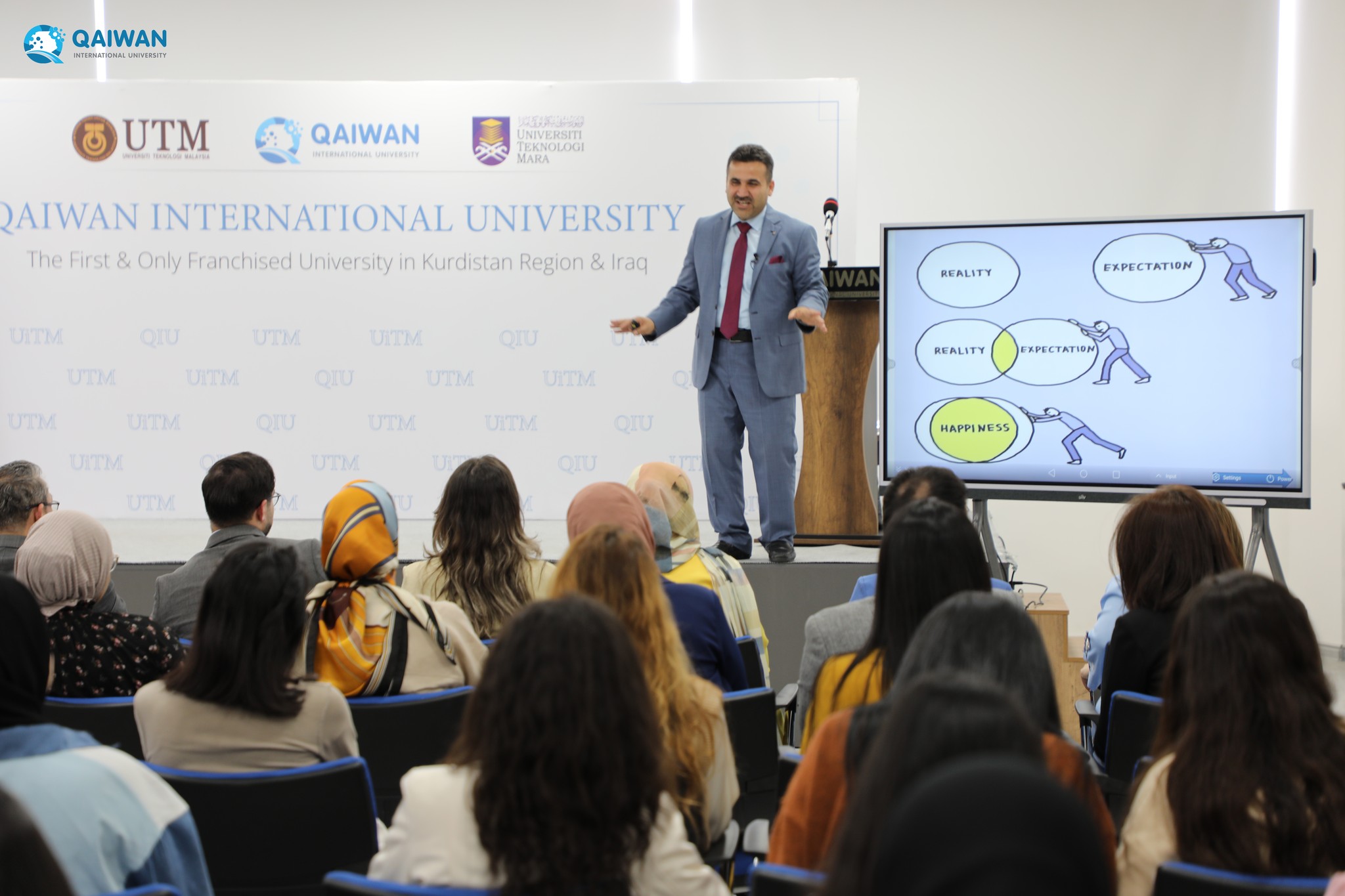 University lecturer and human development trainer, urged students to embrace their university experience and strive for happiness by making the most of available opportunities